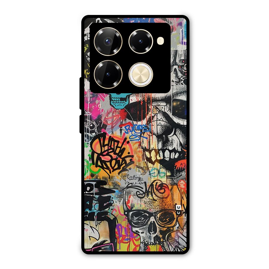 Amazing Street Art Metal Back Case for Infinix Note 40 Pro