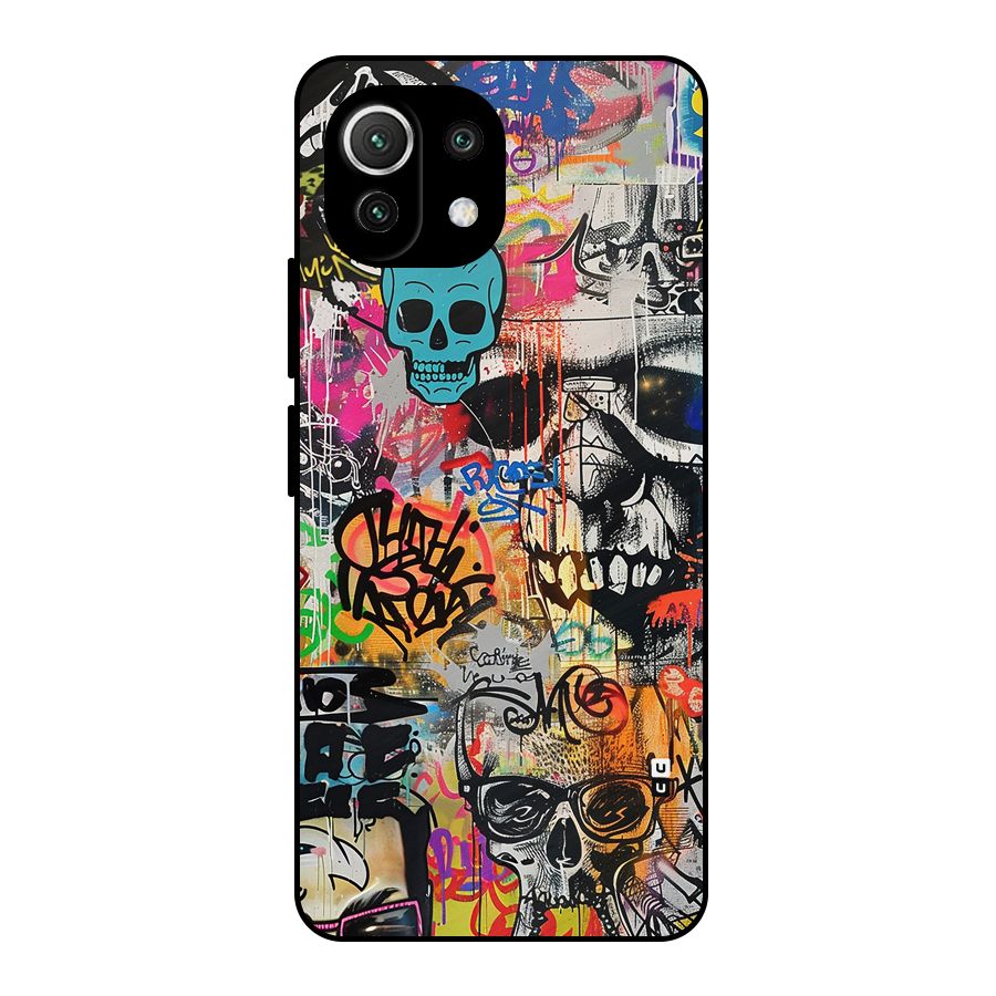 Amazing Street Art Metal Back Case for Mi 11 Lite
