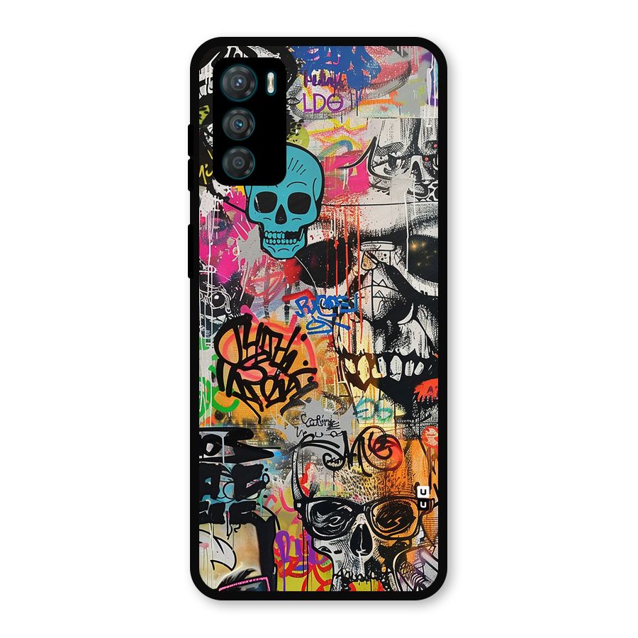 Amazing Street Art Metal Back Case for Moto G42