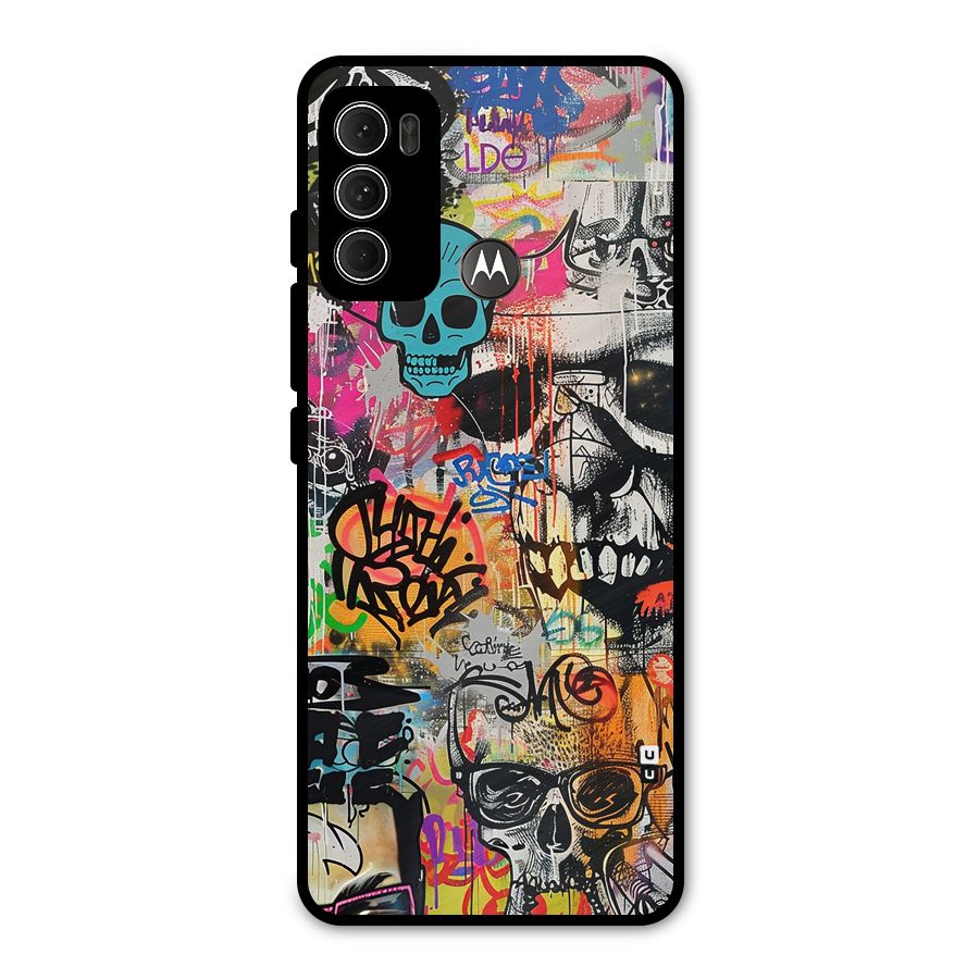 Amazing Street Art Metal Back Case for Moto G60
