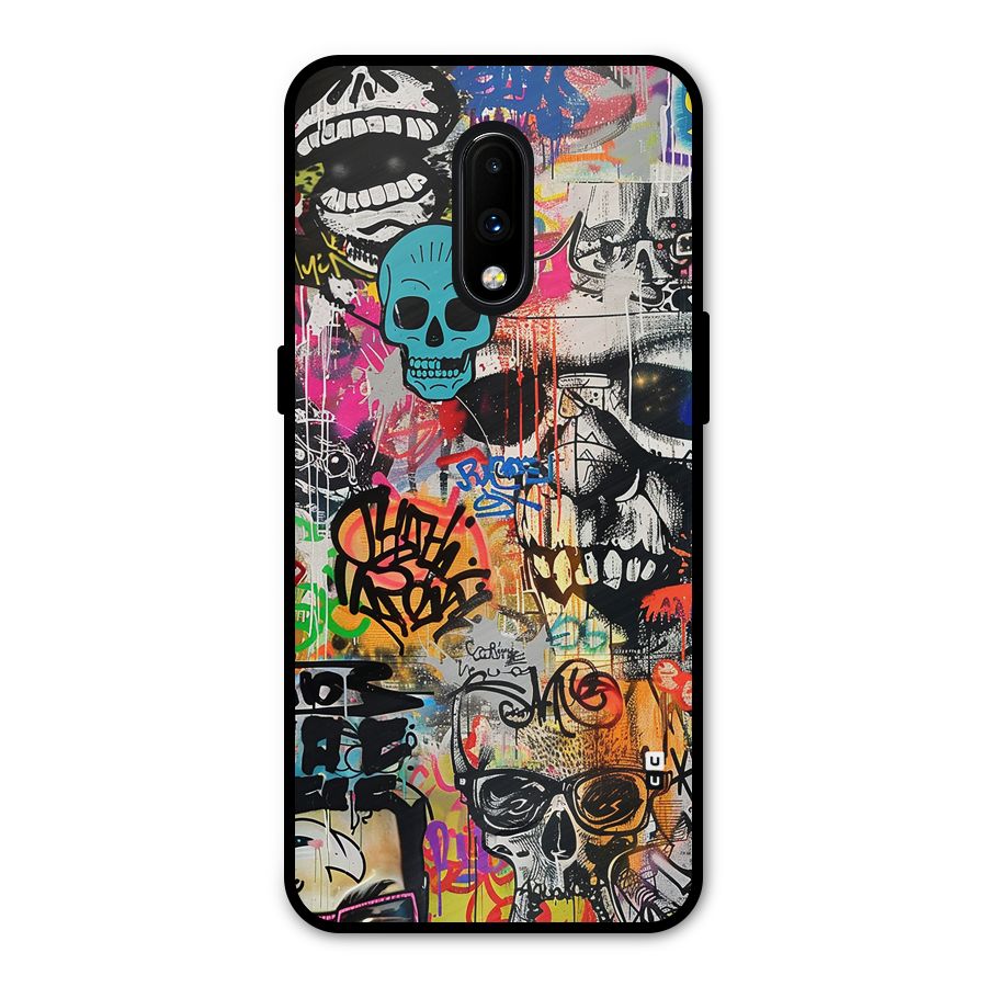 Amazing Street Art Metal Back Case for OnePlus 7