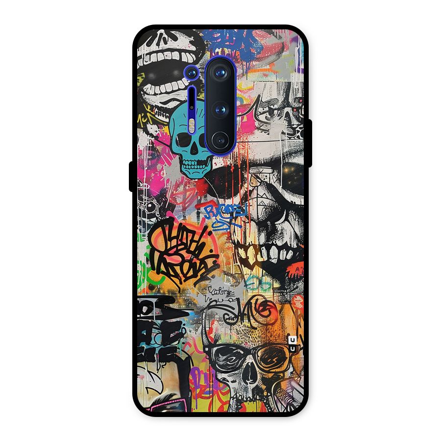 Amazing Street Art Metal Back Case for OnePlus 8 Pro