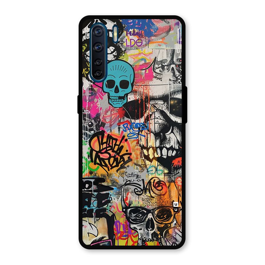 Amazing Street Art Metal Back Case for Oppo F15