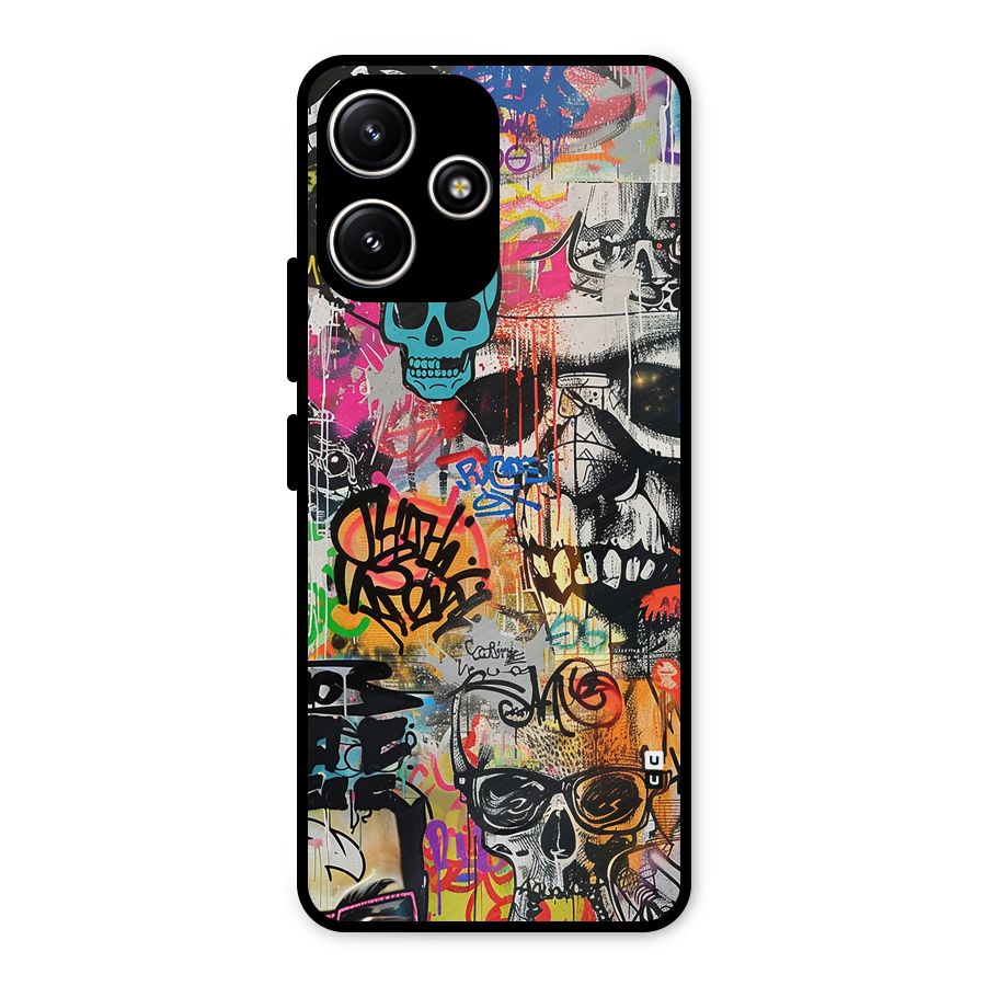 Amazing Street Art Metal Back Case for Poco M6 Pro
