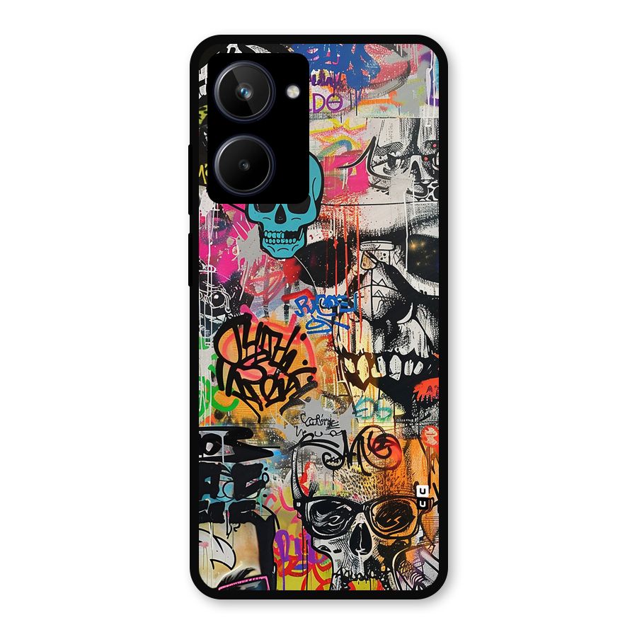 Amazing Street Art Metal Back Case for Realme 10