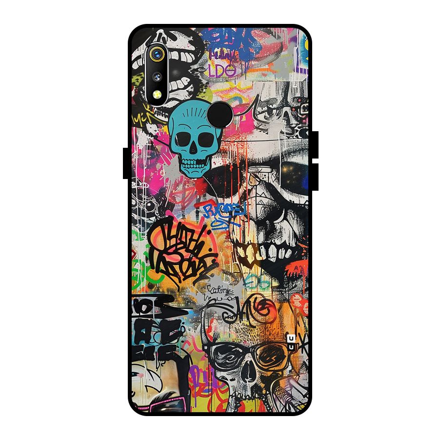 Amazing Street Art Metal Back Case for Realme 3