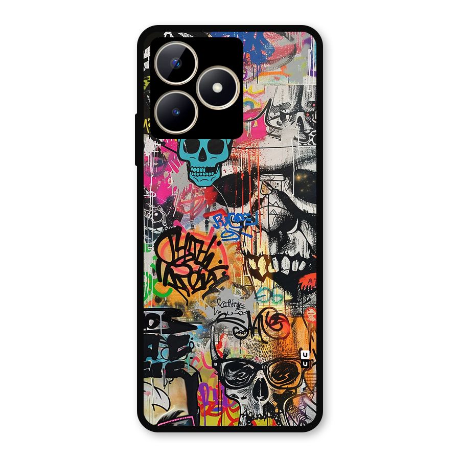 Amazing Street Art Metal Back Case for Realme C53