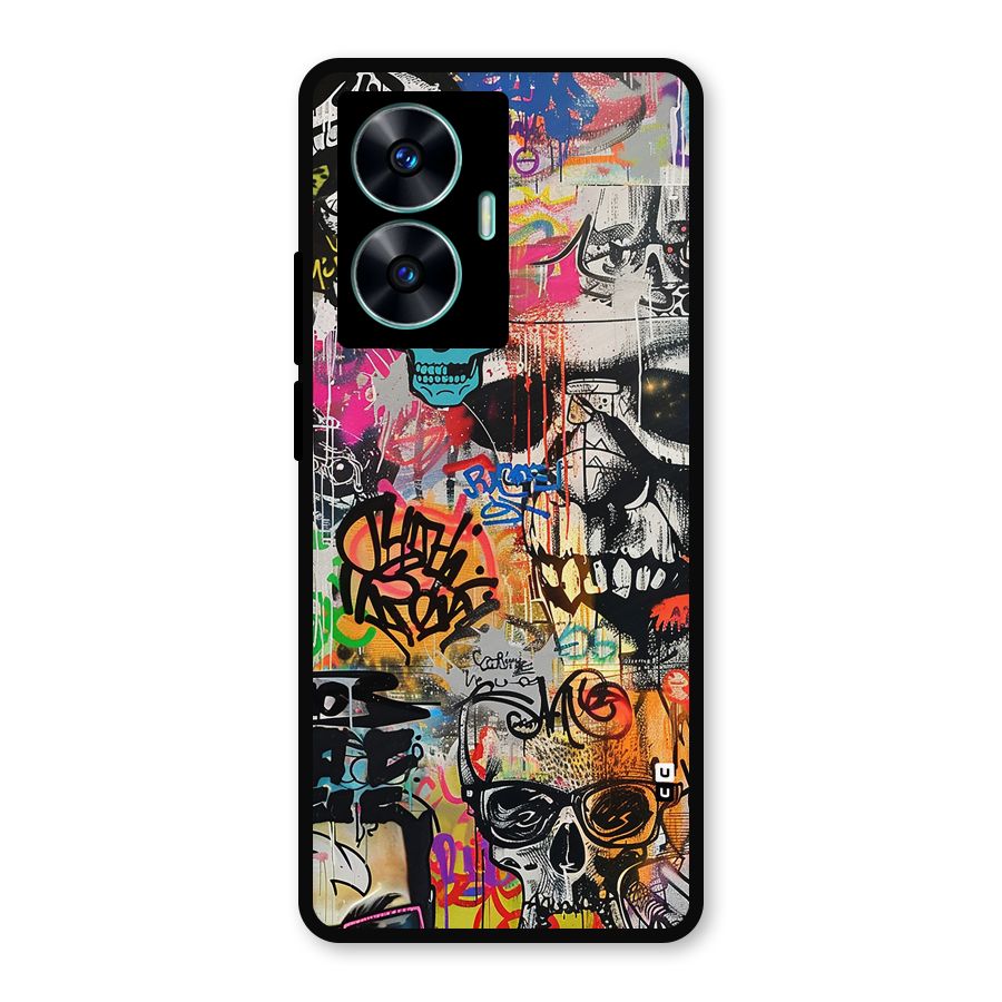 Amazing Street Art Metal Back Case for Realme C55