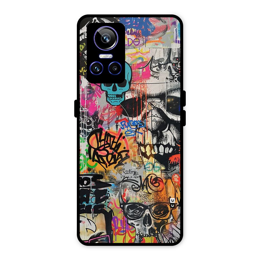 Amazing Street Art Metal Back Case for Realme GT Neo 3