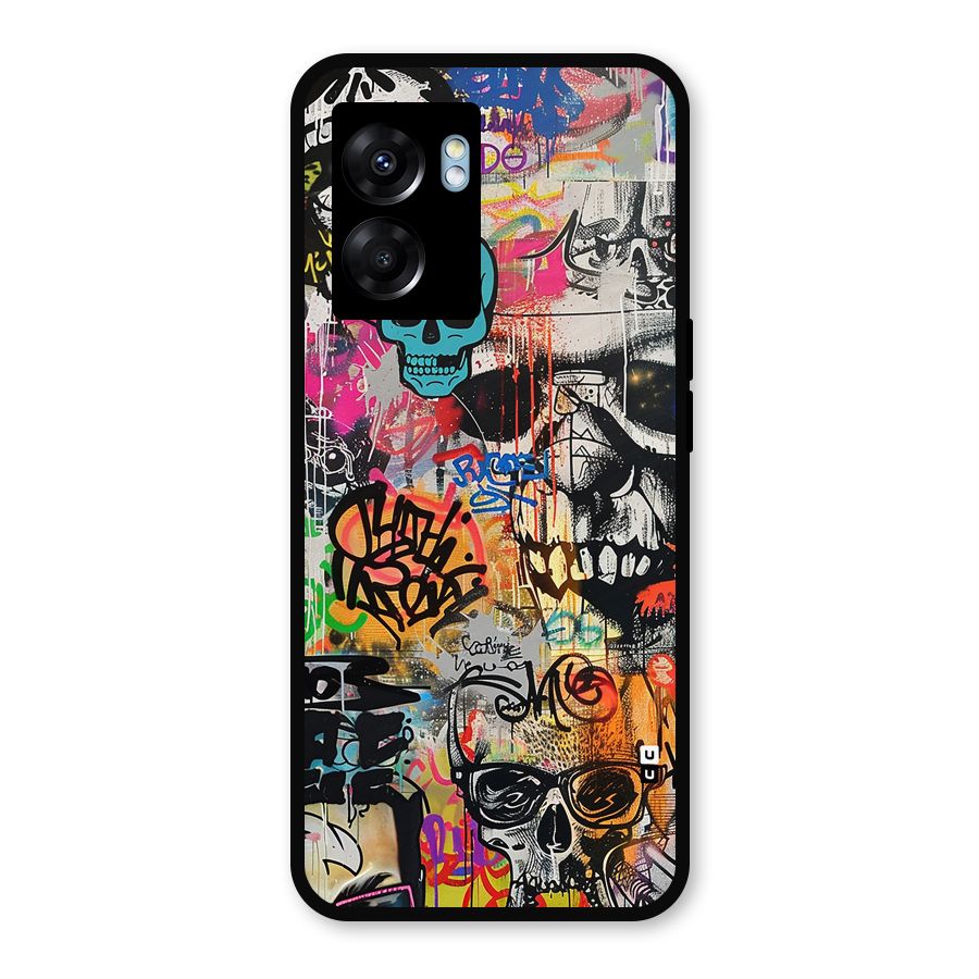 Amazing Street Art Metal Back Case for Realme Narzo 50 5G