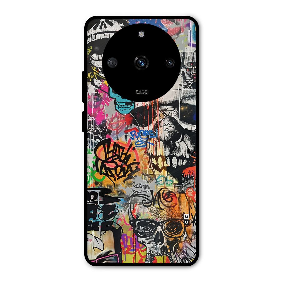 Amazing Street Art Metal Back Case for Realme Narzo 60 5G