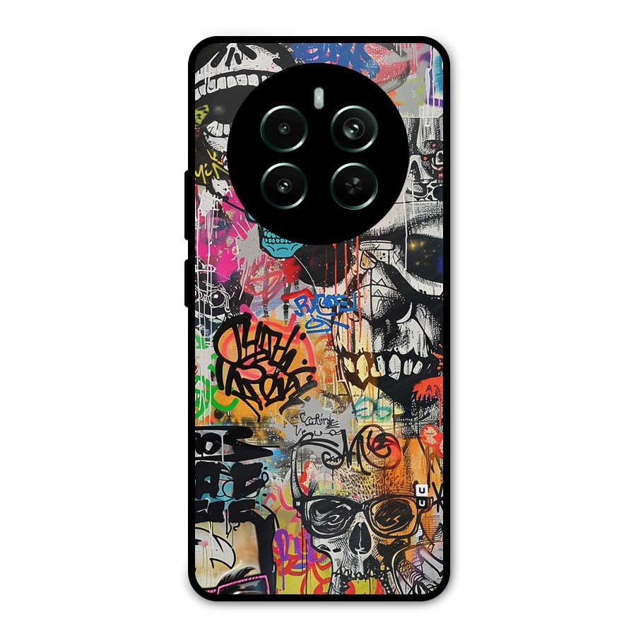 Amazing Street Art Metal Back Case for Realme Narzo 70 Pro