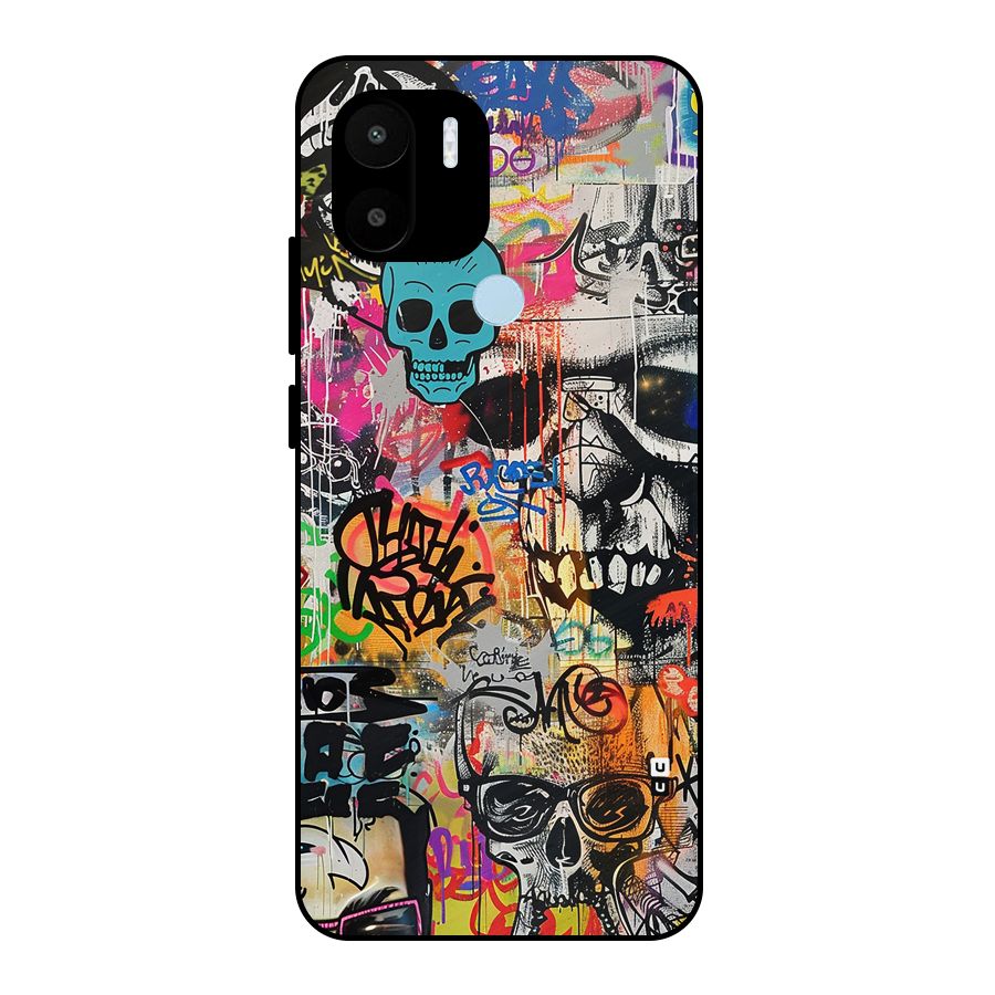 Amazing Street Art Metal Back Case for Redmi A1 Plus