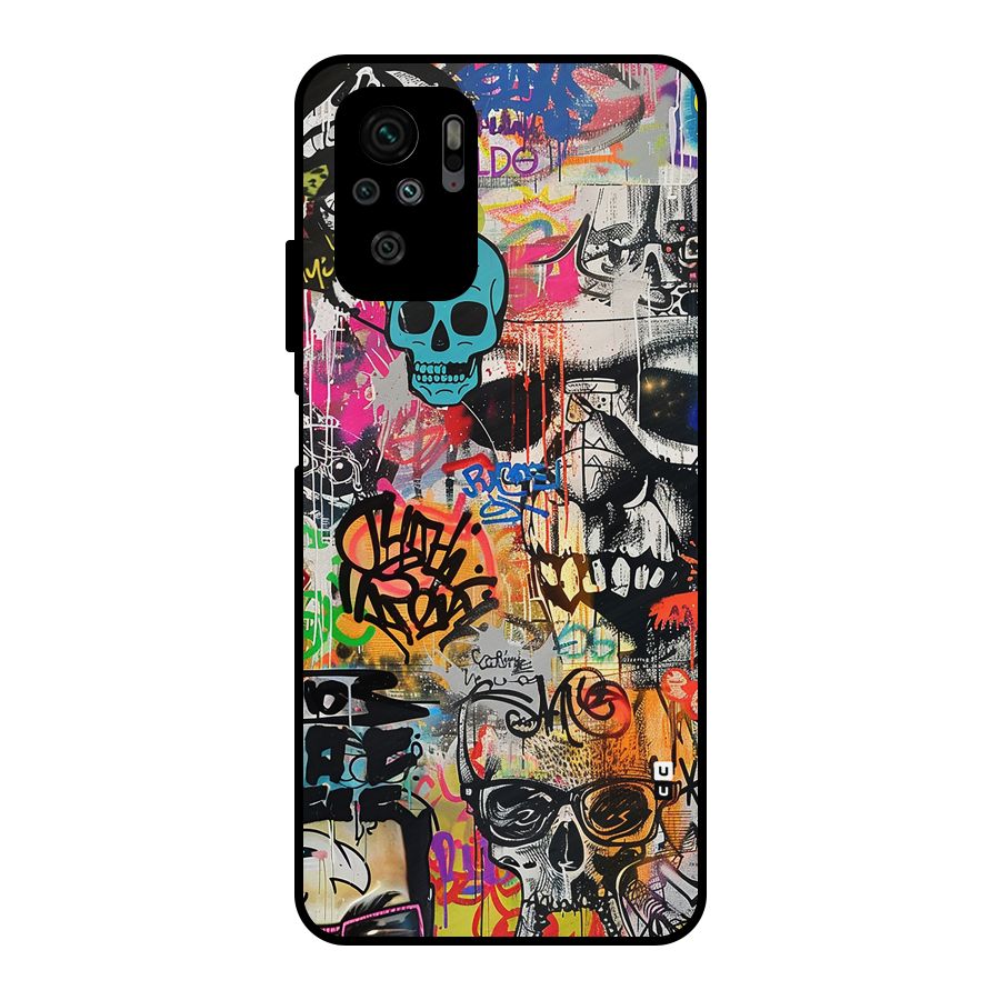 Amazing Street Art Metal Back Case for Redmi Note 10S