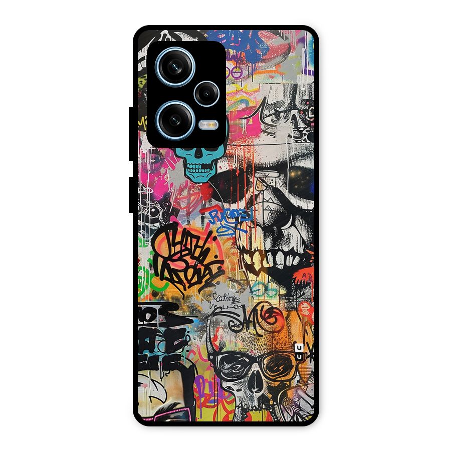 Amazing Street Art Metal Back Case for Redmi Note 12 Pro