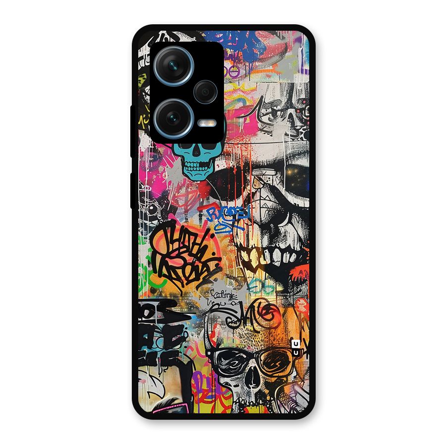 Amazing Street Art Metal Back Case for Redmi Note 12 Pro Plus 5G