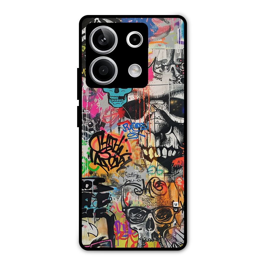 Amazing Street Art Metal Back Case for Redmi Note 13 5G