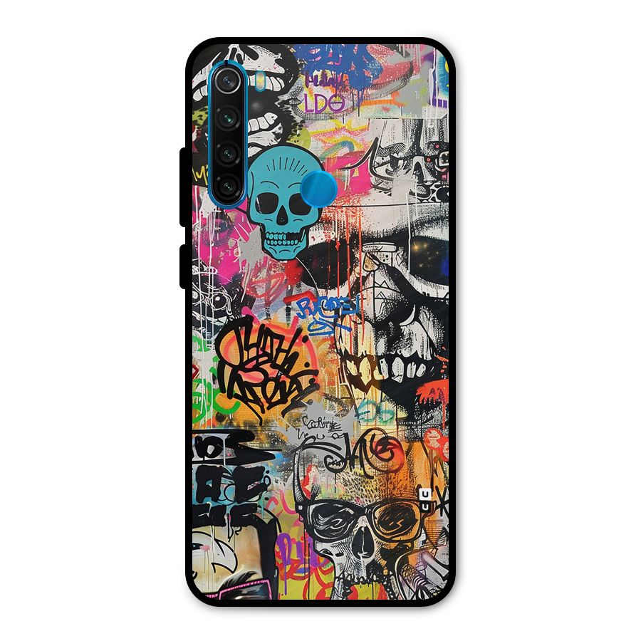 Amazing Street Art Metal Back Case for Redmi Note 8