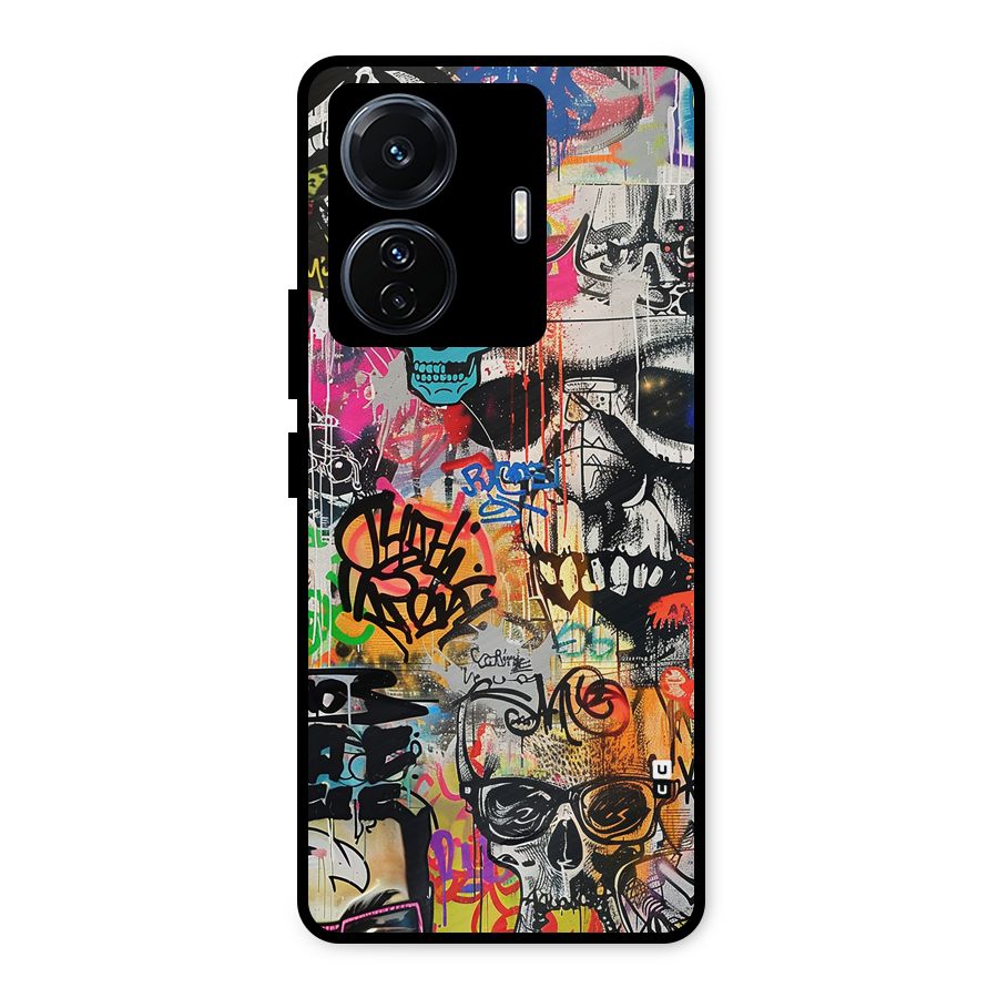 Amazing Street Art Metal Back Case for Vivo T1 Pro
