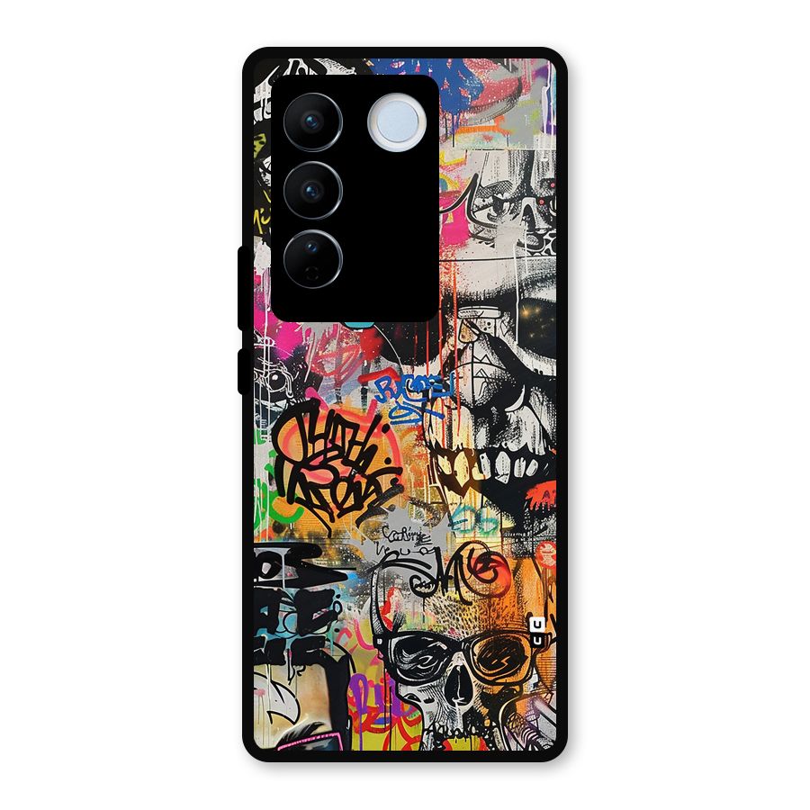 Amazing Street Art Metal Back Case for Vivo V27