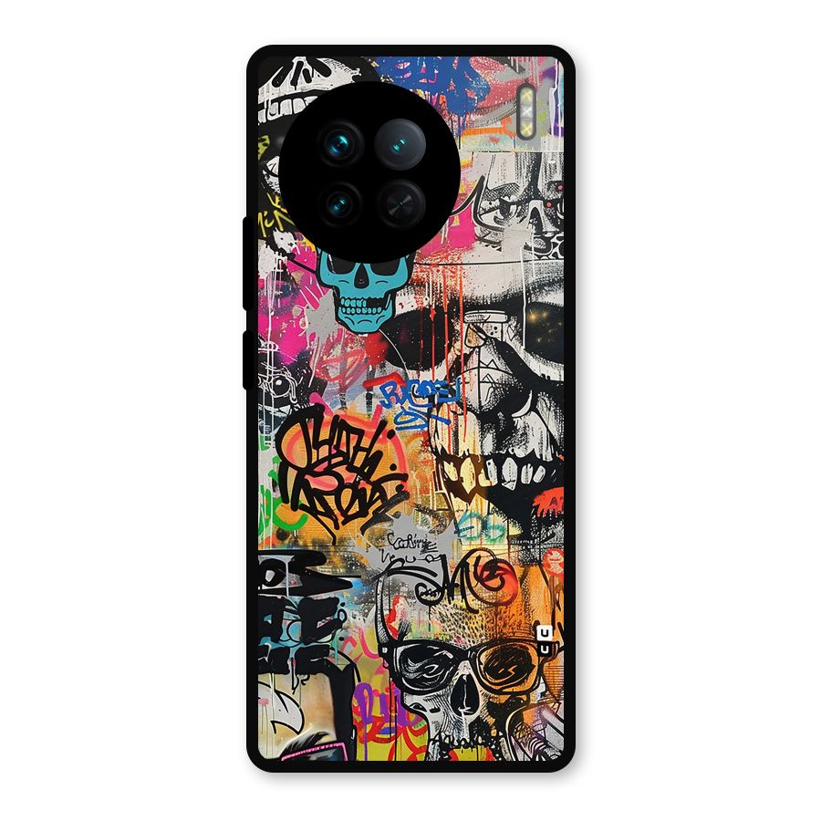 Amazing Street Art Metal Back Case for Vivo X90