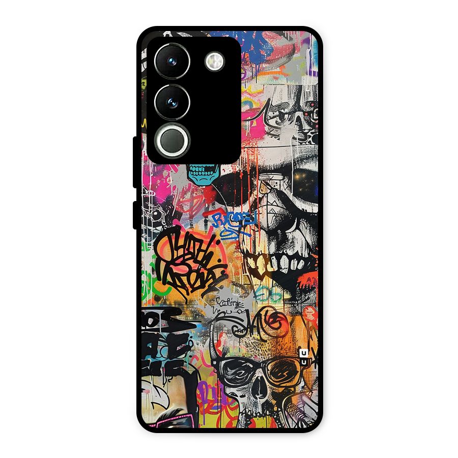 Amazing Street Art Metal Back Case for Vivo Y200