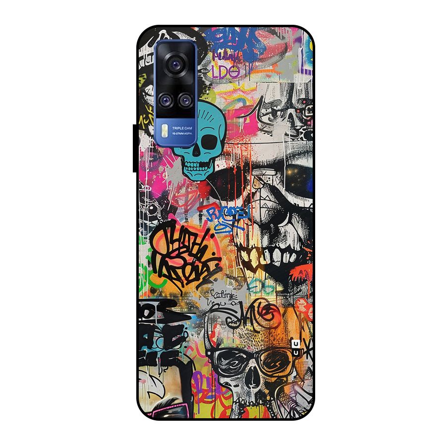 Amazing Street Art Metal Back Case for Vivo Y51