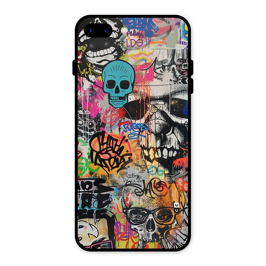 Amazing Street Art Metal Back Case for iPhone 7 Plus