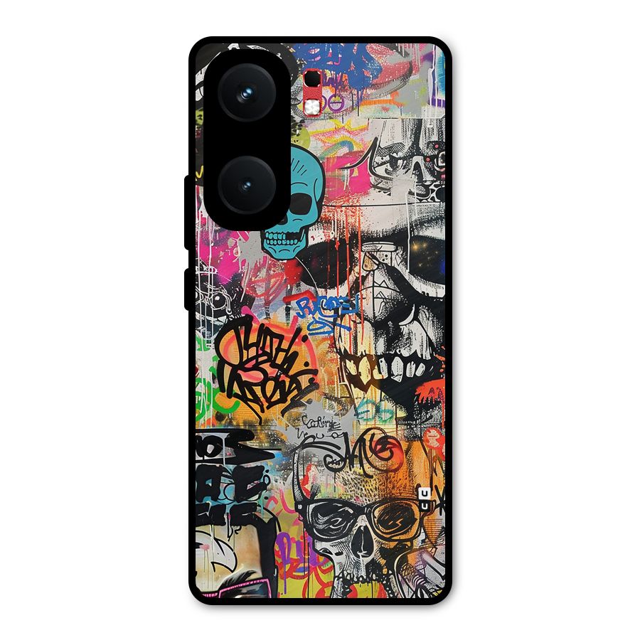 Amazing Street Art Metal Back Case for iQOO Neo 9 Pro