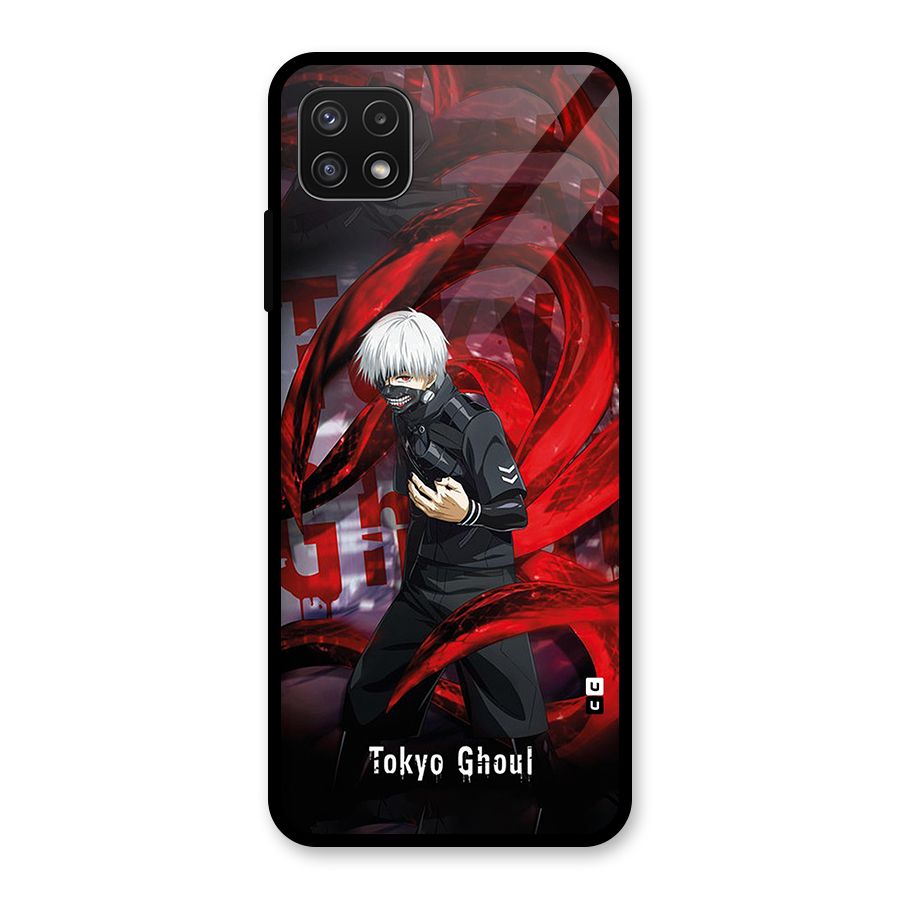 Amazing Tokyo Ghoul Glass Back Case for Galaxy A22 5G