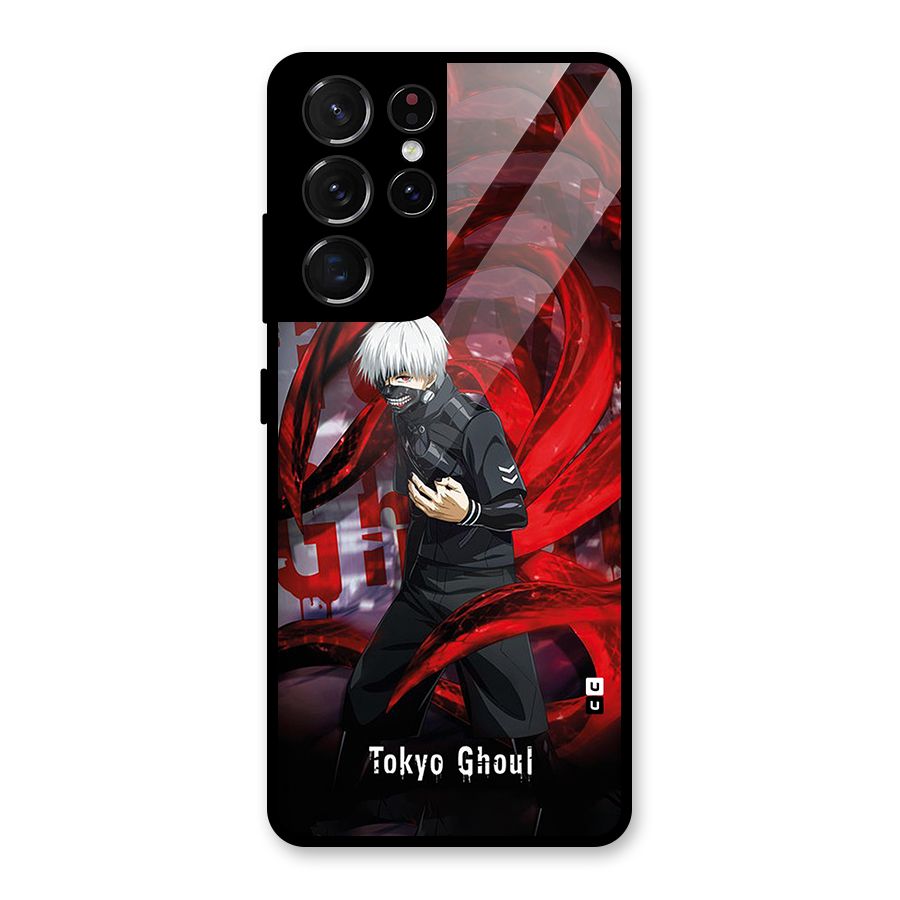 Amazing Tokyo Ghoul Glass Back Case for Galaxy S21 Ultra 5G