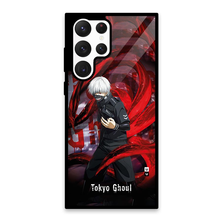 Amazing Tokyo Ghoul Glass Back Case for Galaxy S22 Ultra 5G