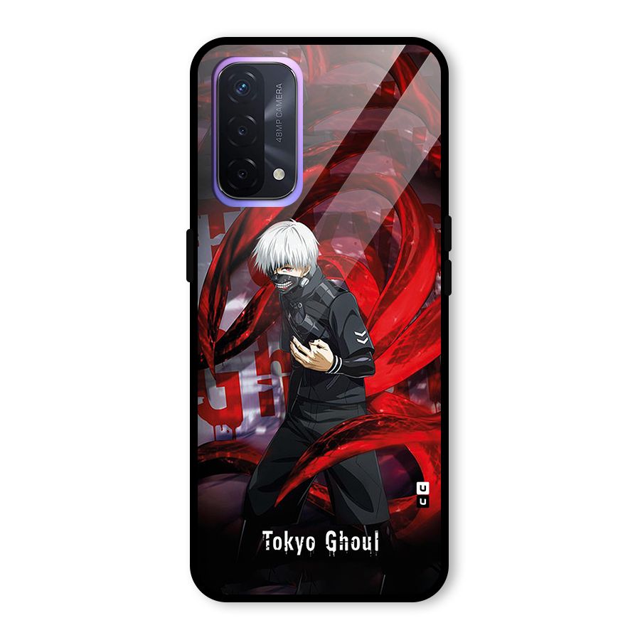 Amazing Tokyo Ghoul Glass Back Case for Oppo A74 5G