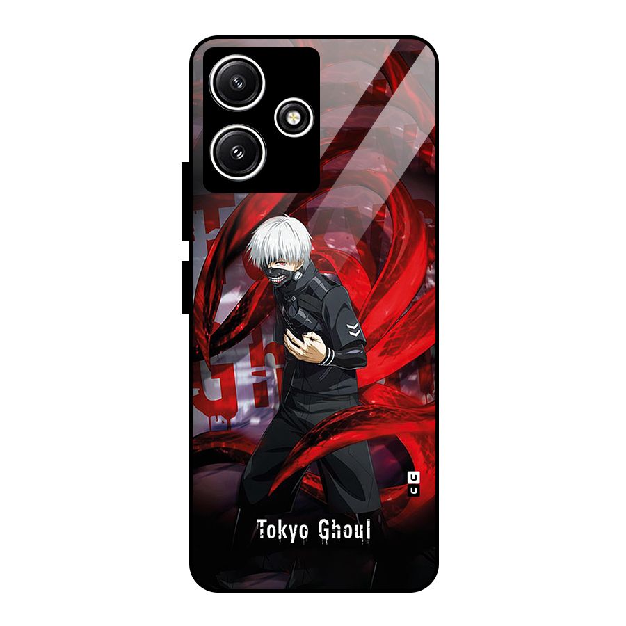 Amazing Tokyo Ghoul Glass Back Case for Poco M6 Pro