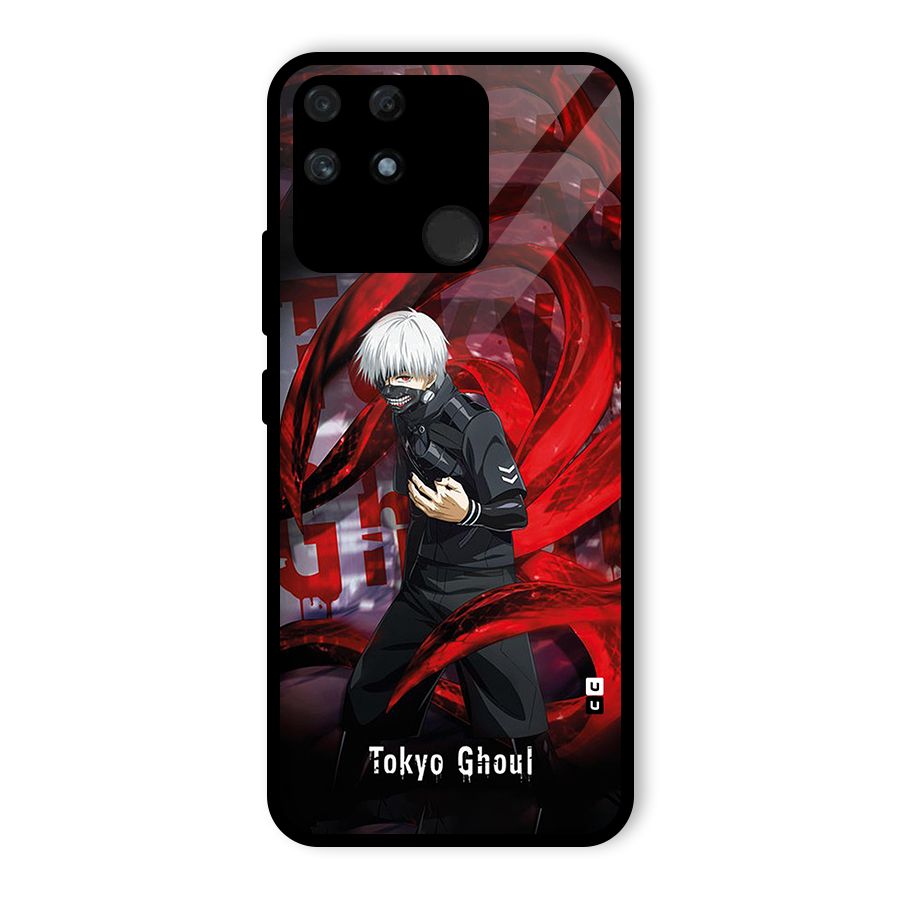 Amazing Tokyo Ghoul Glass Back Case for Realme Narzo 50A