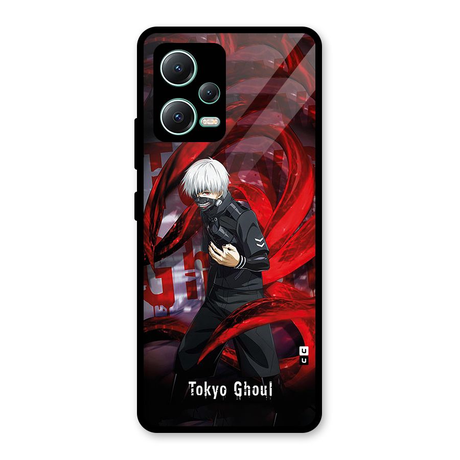 Amazing Tokyo Ghoul Glass Back Case for Redmi Note 12 5G