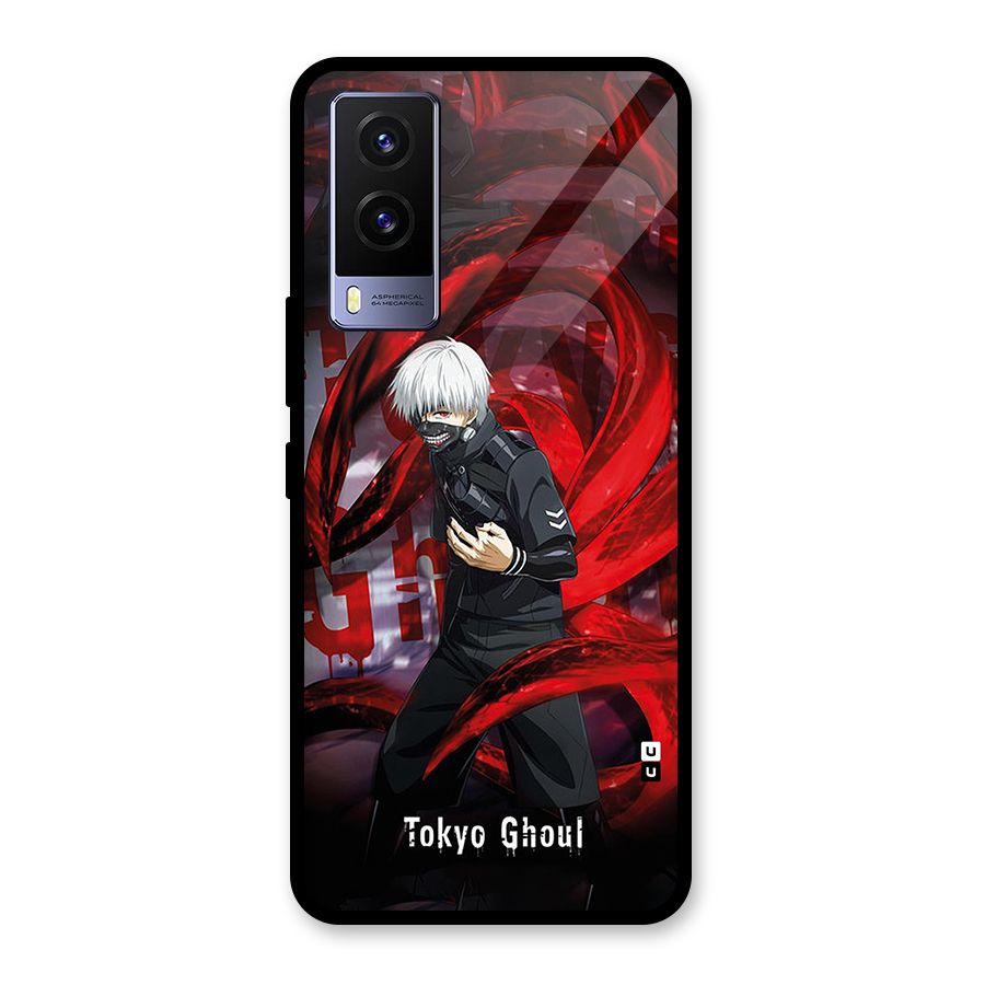 Amazing Tokyo Ghoul Glass Back Case for Vivo V21e 5G