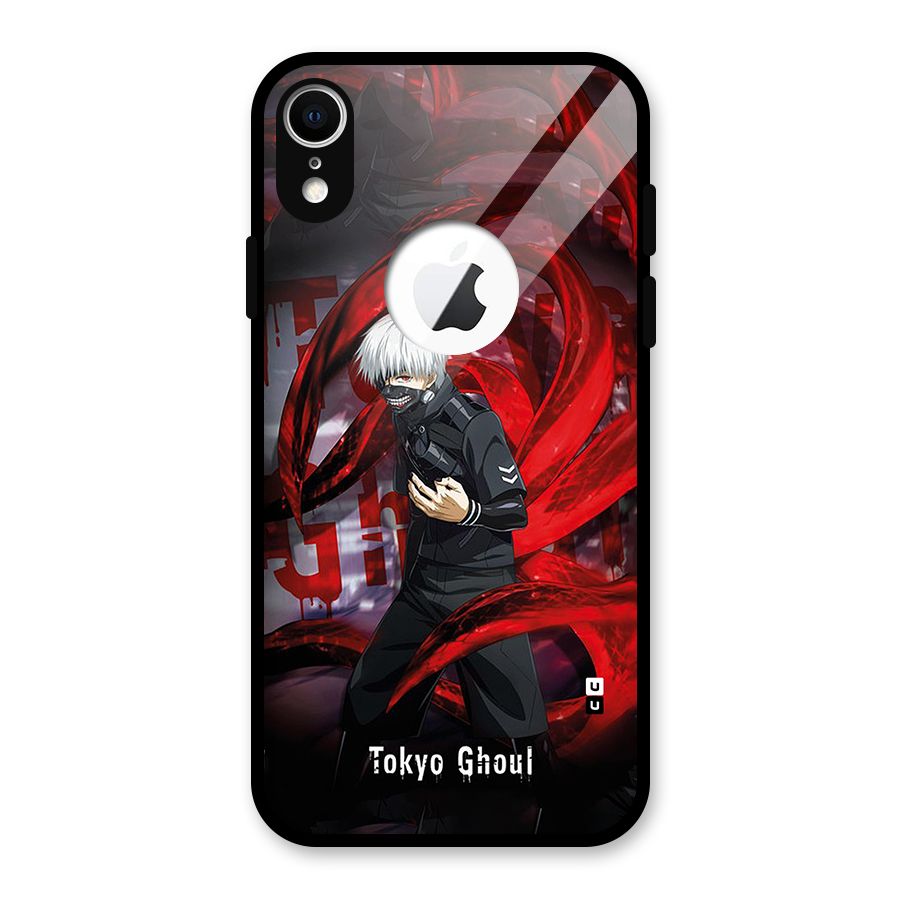 Amazing Tokyo Ghoul Glass Back Case for iPhone XR Logo Cut