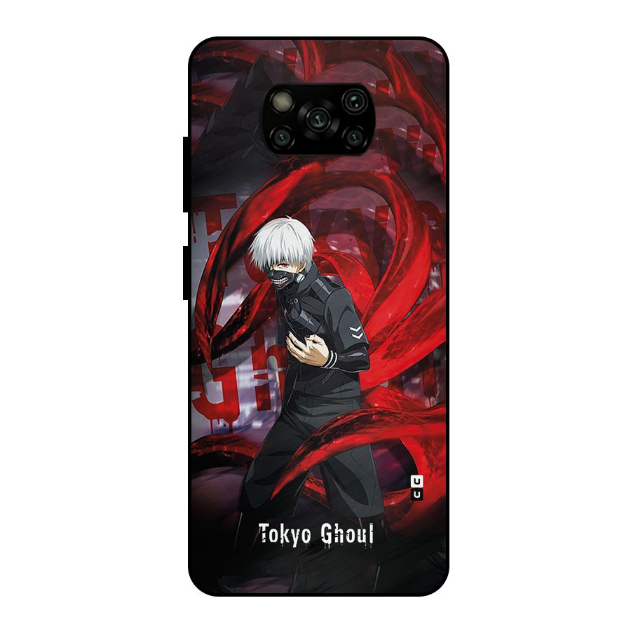 Amazing Tokyo Ghoul Metal Back Case for Poco X3
