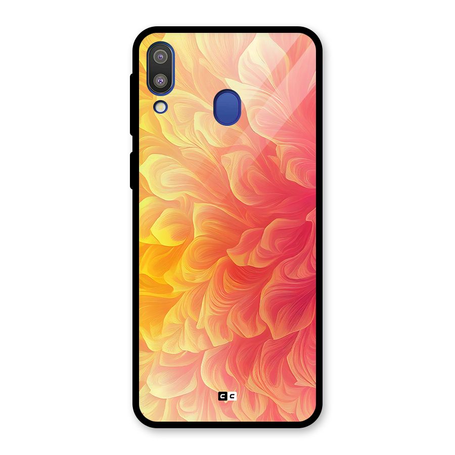 Amazing Vibrant Pattern Glass Back Case for Galaxy M20