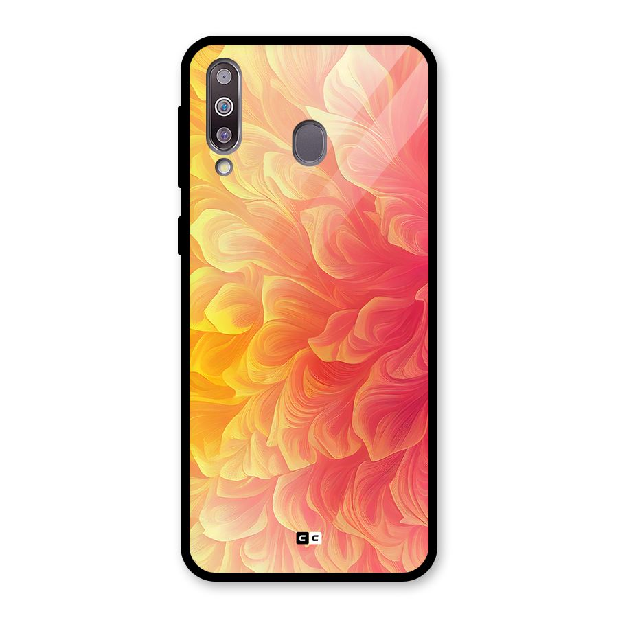 Amazing Vibrant Pattern Glass Back Case for Galaxy M30