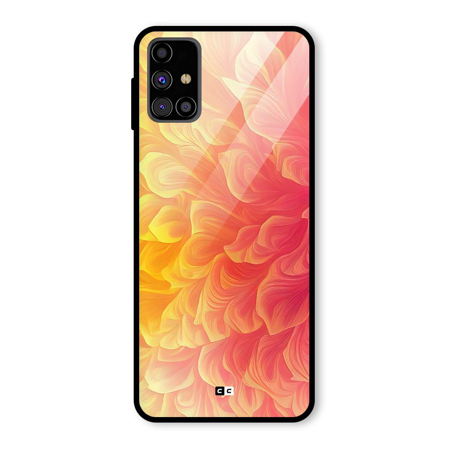 Amazing Vibrant Pattern Glass Back Case for Galaxy M31s