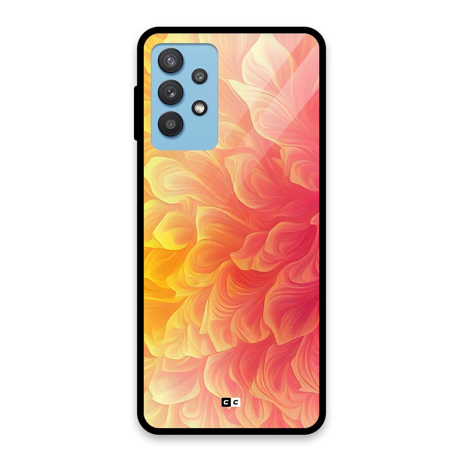 Amazing Vibrant Pattern Glass Back Case for Galaxy M32 5G