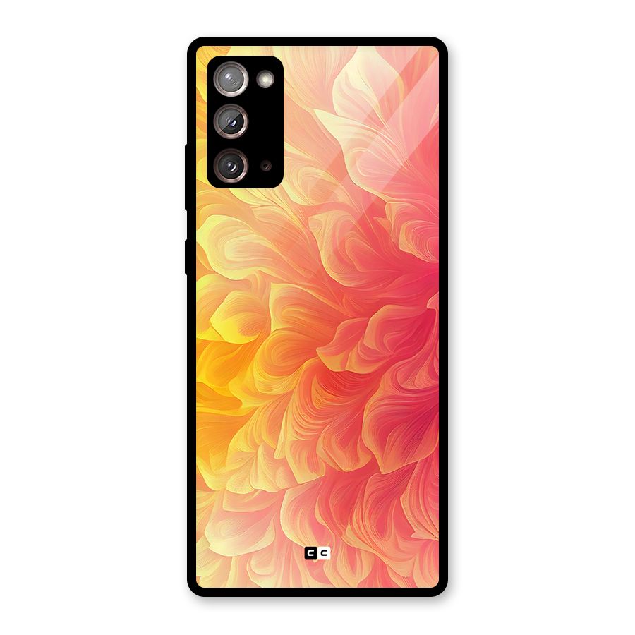 Amazing Vibrant Pattern Glass Back Case for Galaxy Note 20