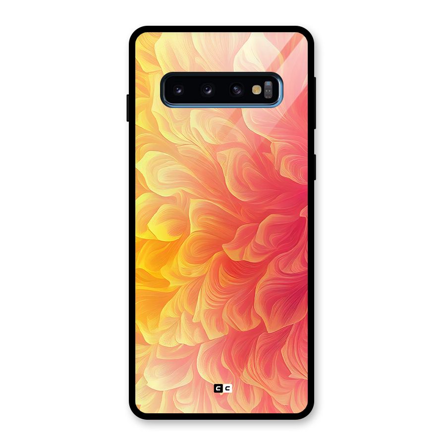 Amazing Vibrant Pattern Glass Back Case for Galaxy S10