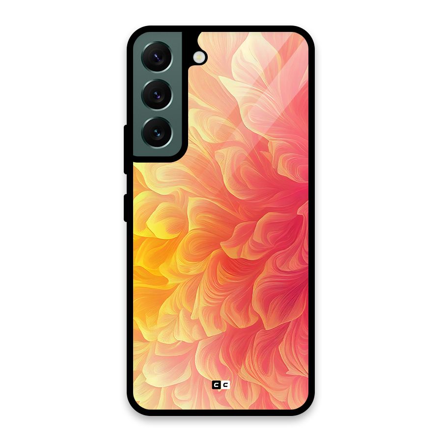 Amazing Vibrant Pattern Glass Back Case for Galaxy S22 5G