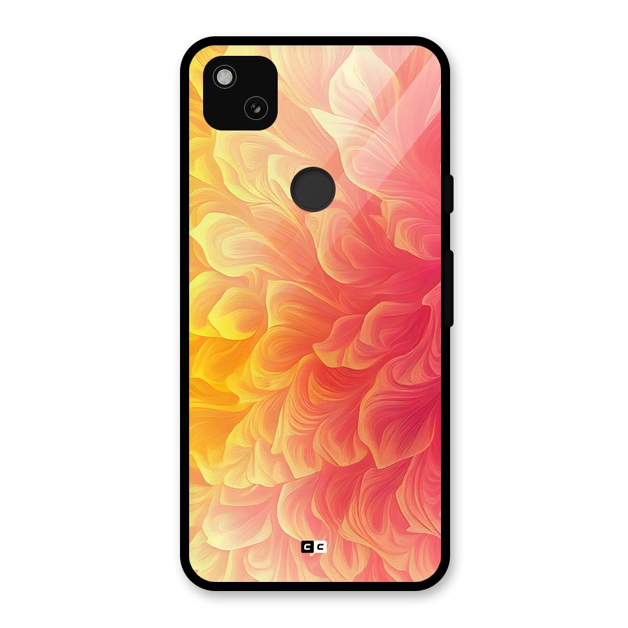 Amazing Vibrant Pattern Glass Back Case for Google Pixel 4a