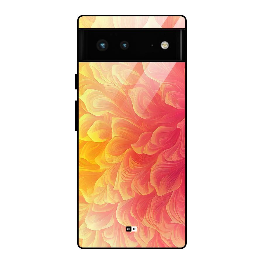 Amazing Vibrant Pattern Glass Back Case for Google Pixel 6