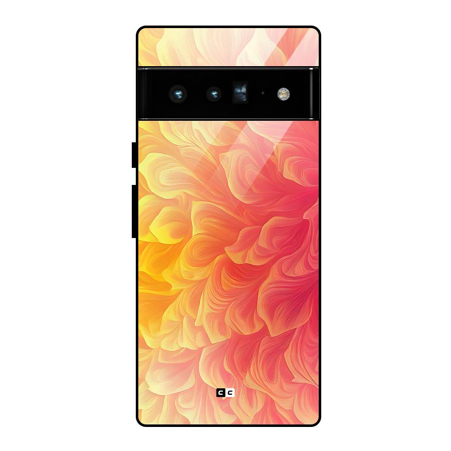 Amazing Vibrant Pattern Glass Back Case for Google Pixel 6 Pro