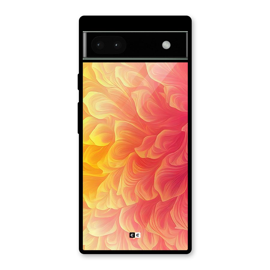 Amazing Vibrant Pattern Glass Back Case for Google Pixel 6a